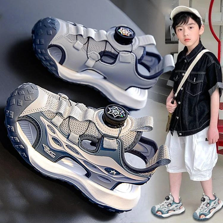 男童凉鞋夏款2025新款软底运动沙滩鞋儿童鞋子防滑凉拖男孩中大童