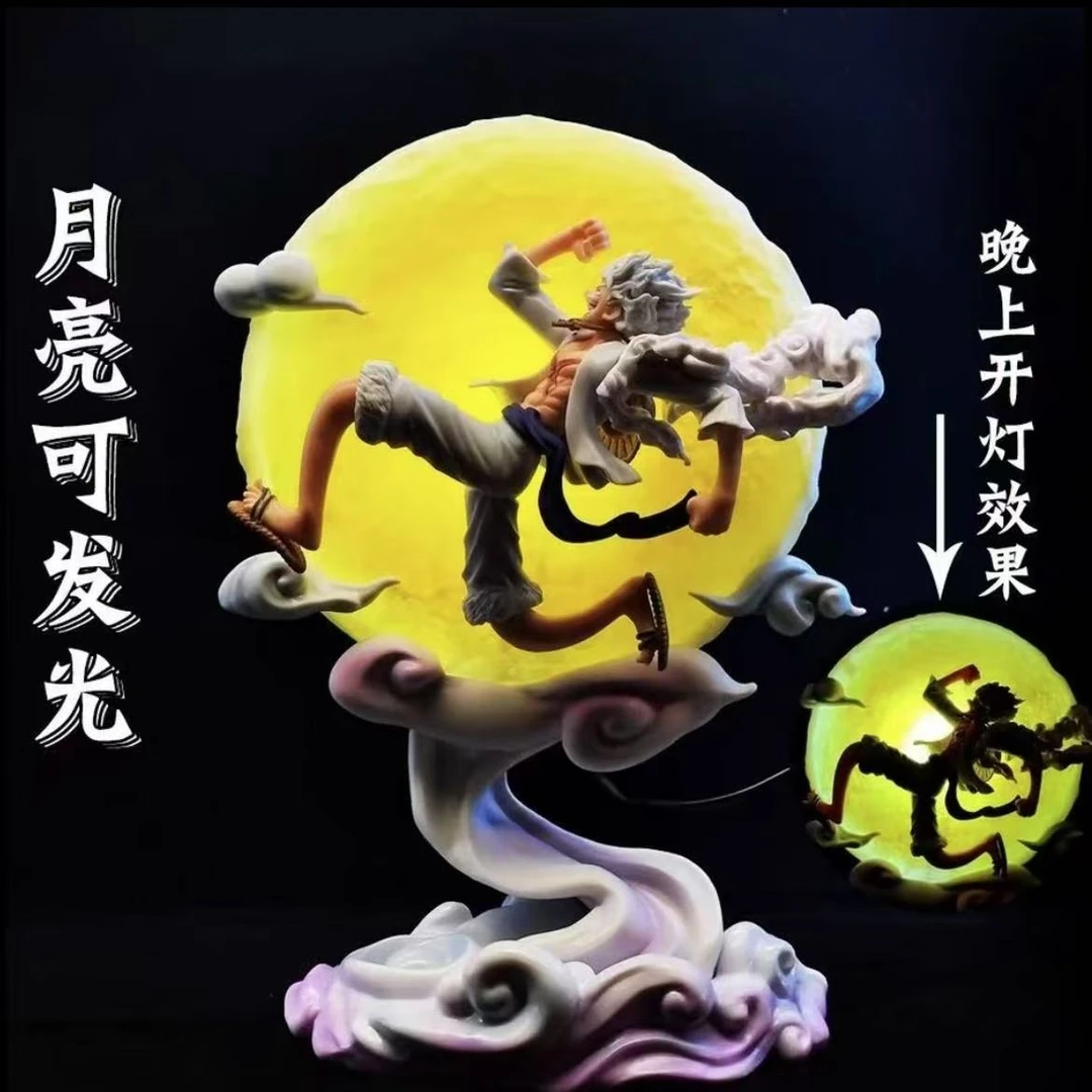 海贼王GK尼卡奔月路飞 可发光优质手办