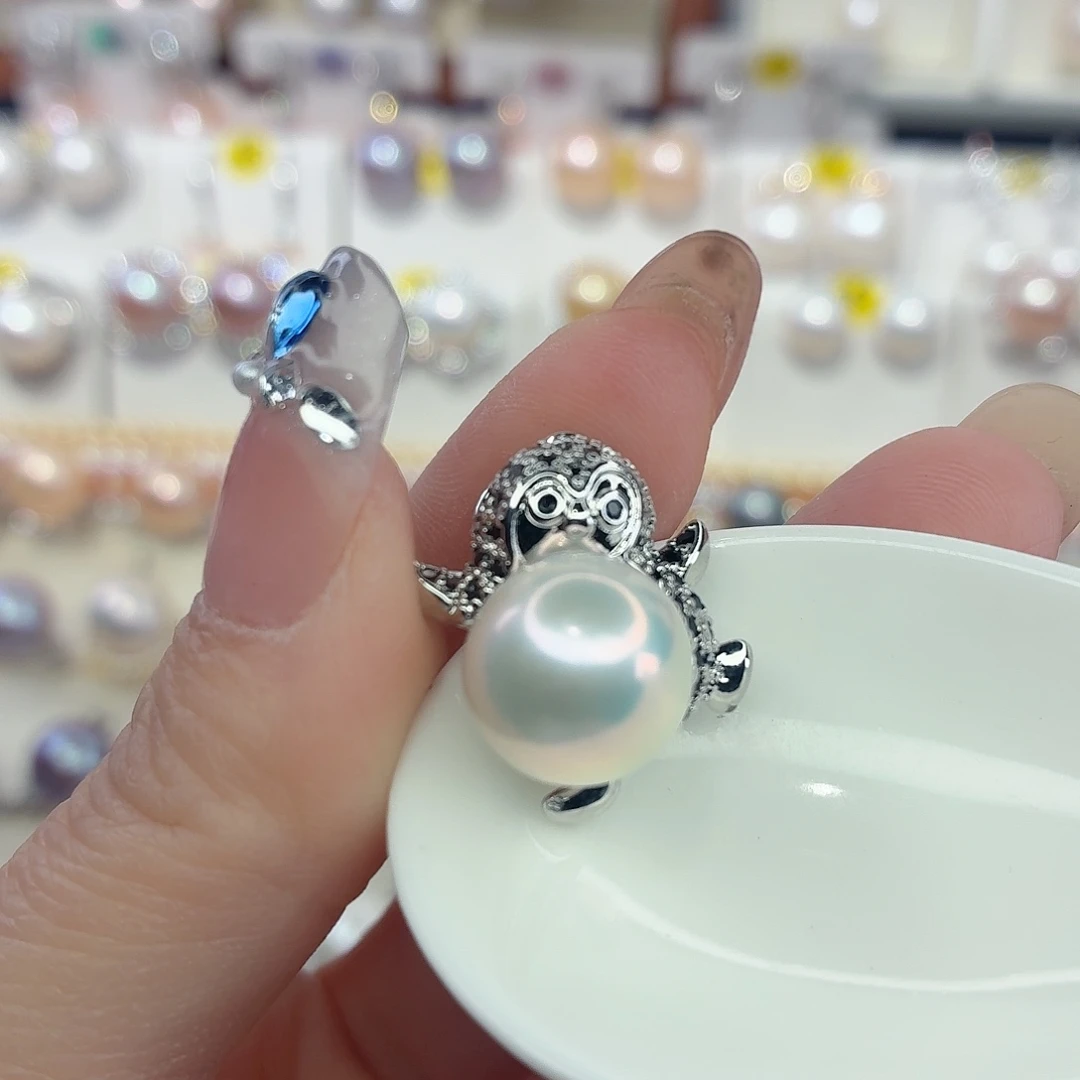 颈饰合金淡水珍珠