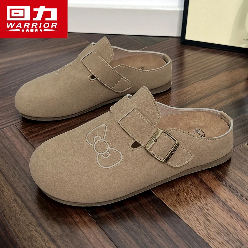 回力正品女鞋夏季时尚休闲一脚蹬凉鞋户外徒步旅行简约百搭一字拖