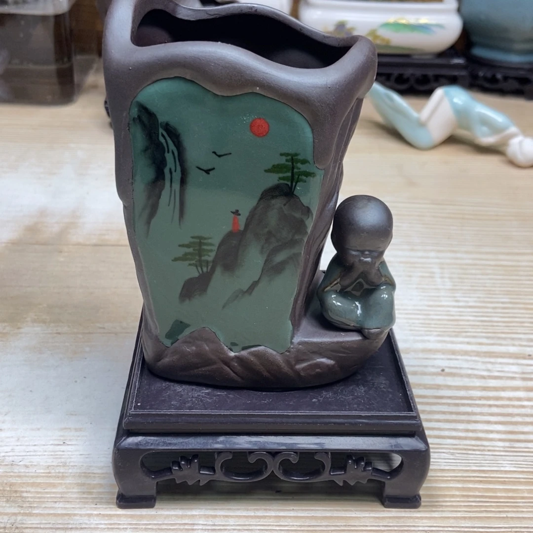 瓷片陶瓷花盆陶瓷艺术
