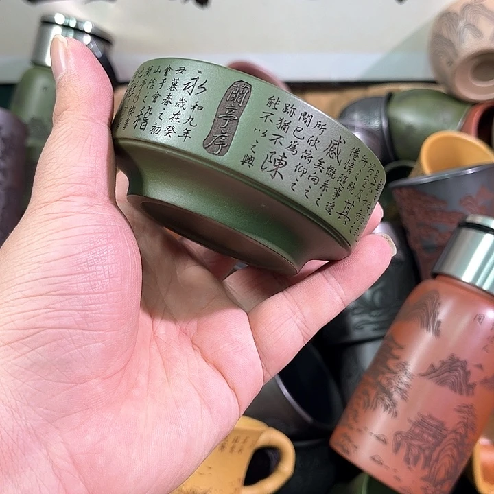 茶杯紫砂全手工紫砂主人杯