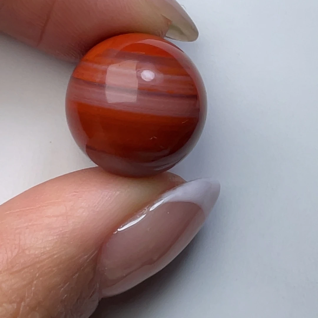 南红玛瑙珠子未镶嵌星*四
