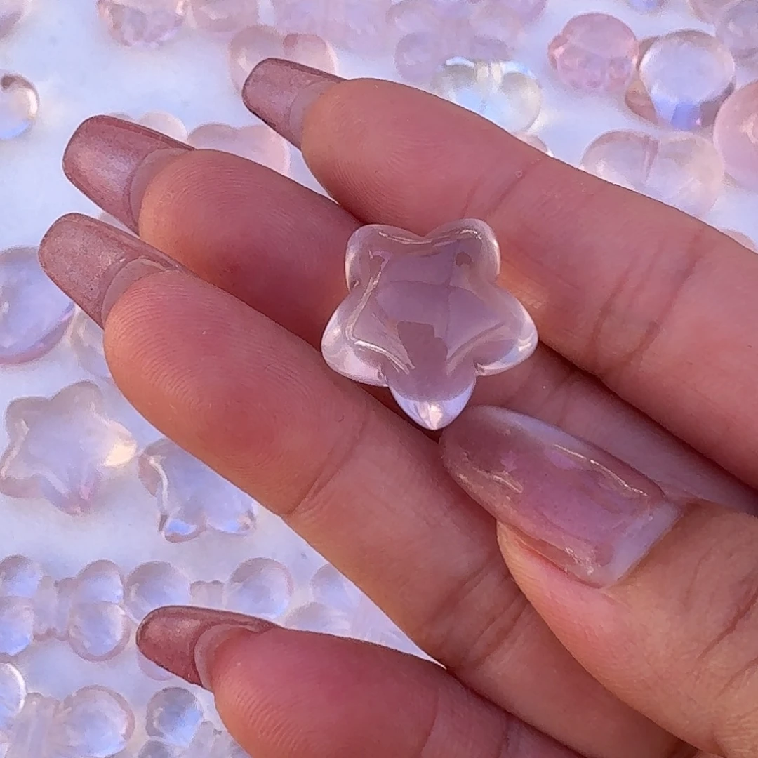水晶珠宝半成品未镶嵌?*花