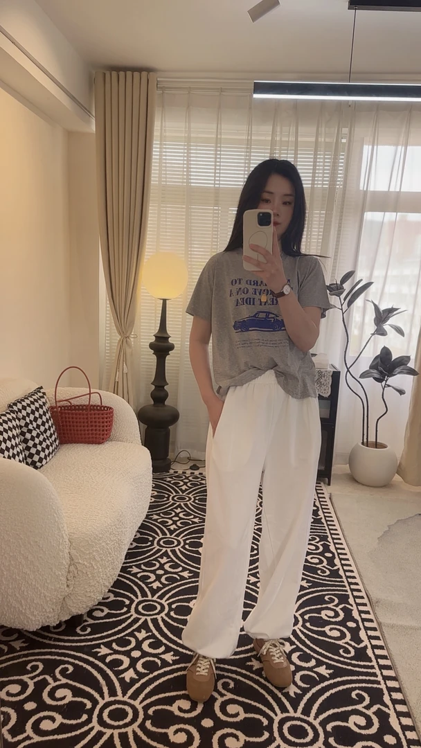 vivi·2025韩国【下抽绳卫裤】