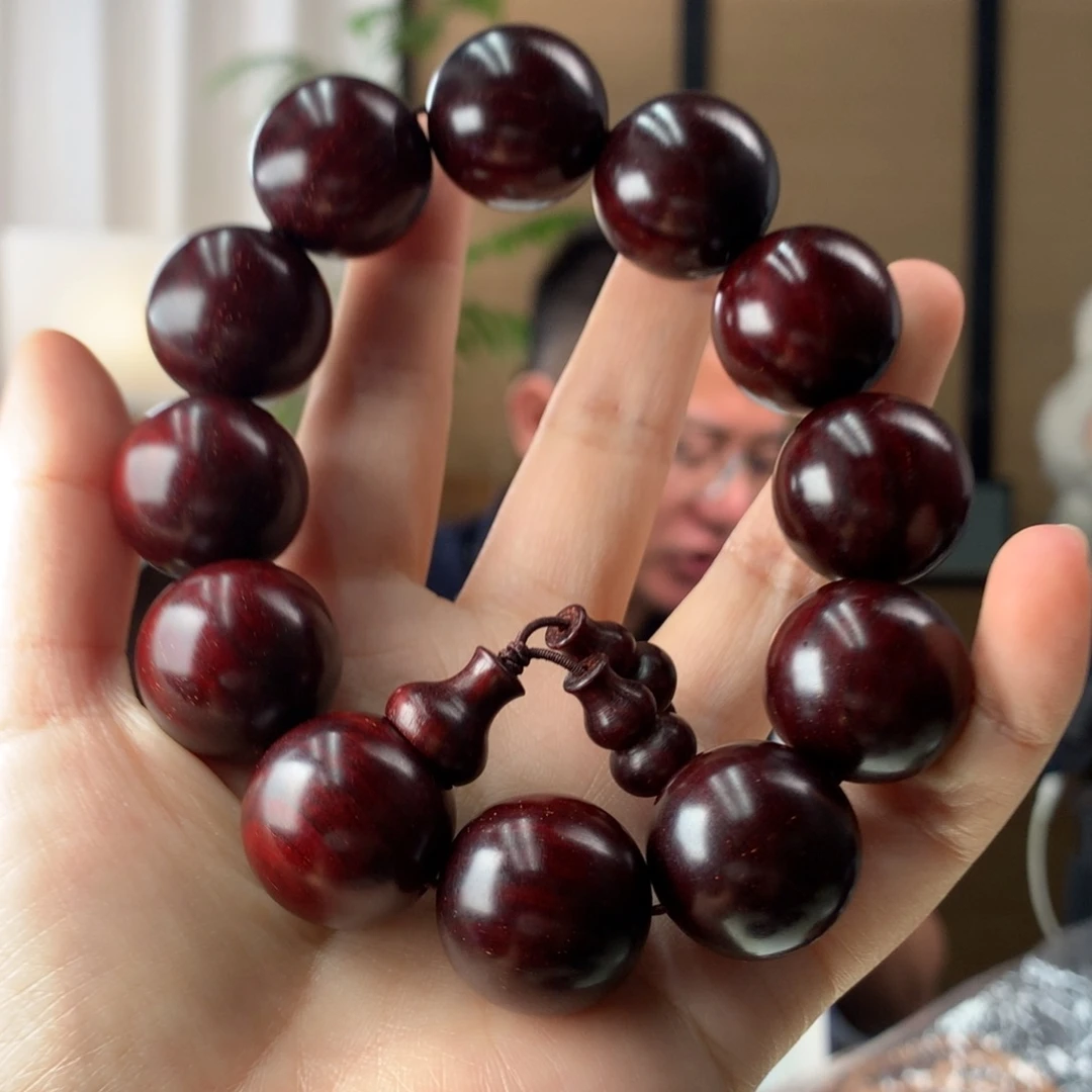 小叶紫檀手串/手链23mm小叶紫檀4.5星手串