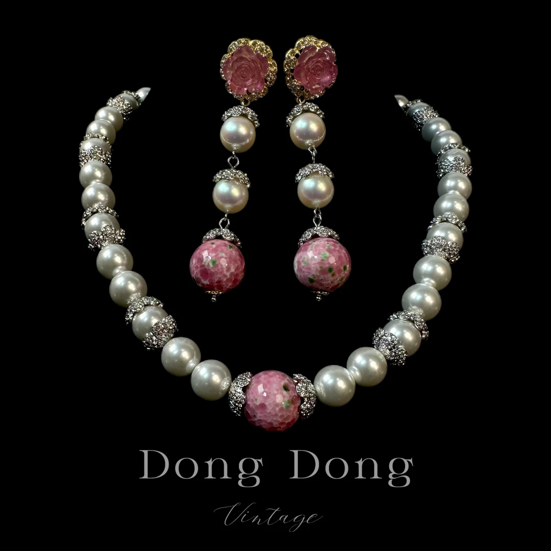 铜合金耳饰 铜合金中古重工耳饰【7438】中古收藏