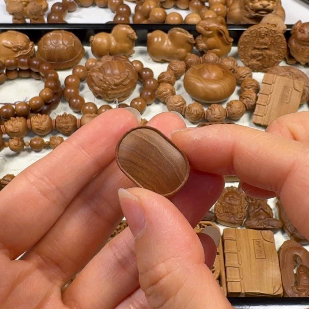 檀香木手牌挂件吊坠