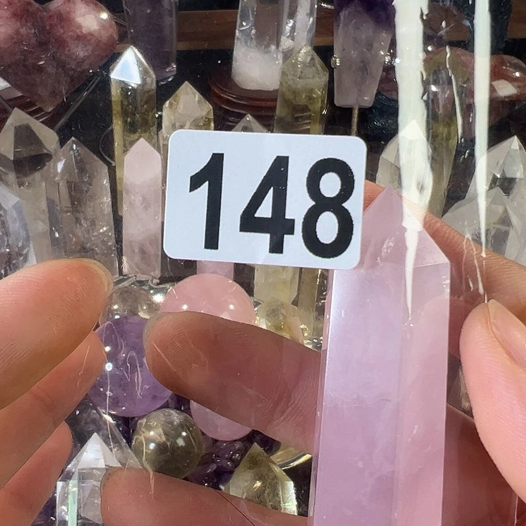 天然水晶，默认微瑕未镶嵌紫晶