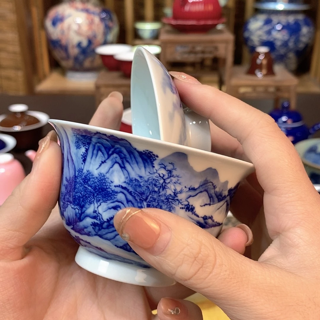 景德镇陶瓷手工手绘