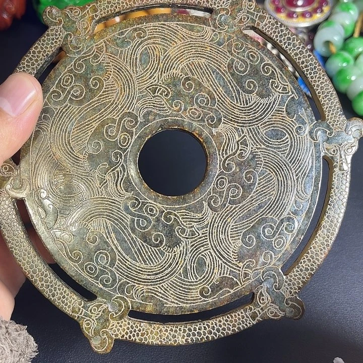 把件白玉菩提一个