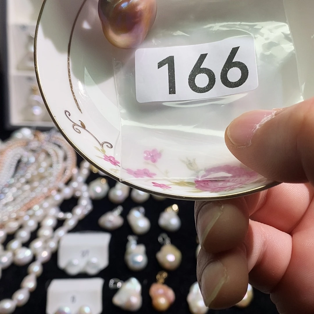 淡水珍珠颈饰银S925镶嵌