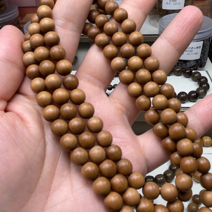 手串/手链檀香木迈索尔正区老山檀香0.8/108红肉顺纹