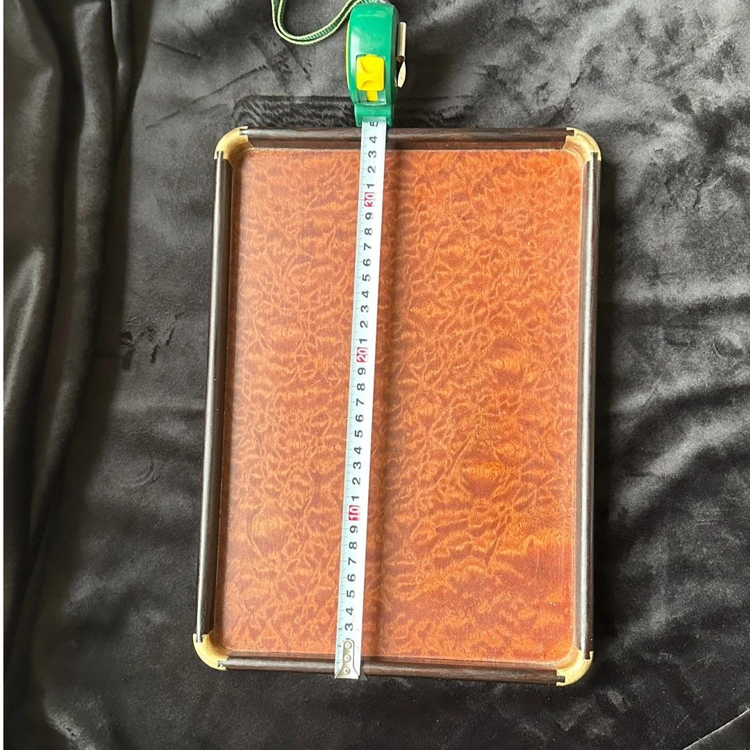 【任远行自营】保真金丝楠木托盘文承盘小叶桢楠老料龙胆纹