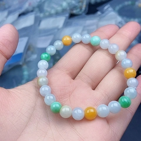 未镶嵌手链翡翠翡翠