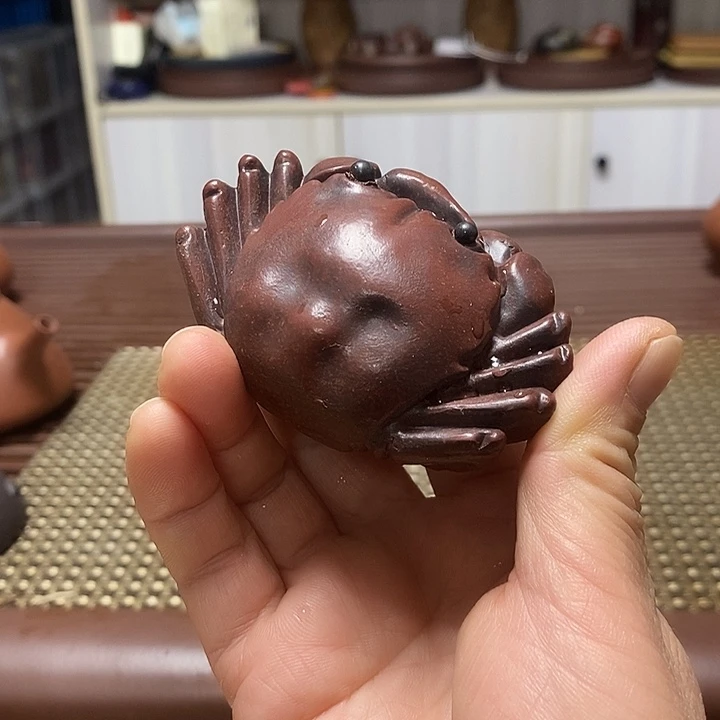 紫砂茶壶螃蟹茶宠