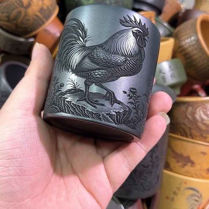 茶杯紫砂全手工紫砂主人杯