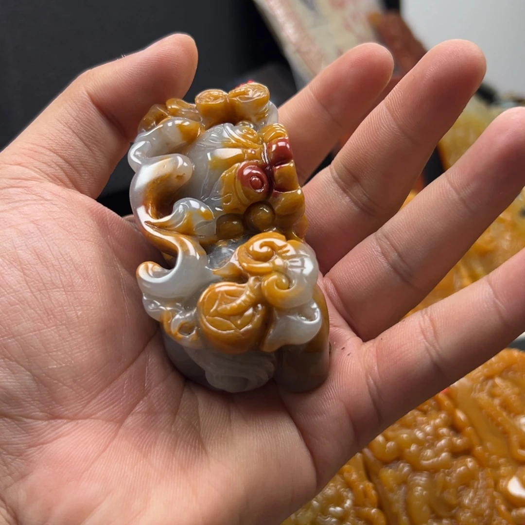 石英质玉（黄龙玉）未镶嵌多选一发货