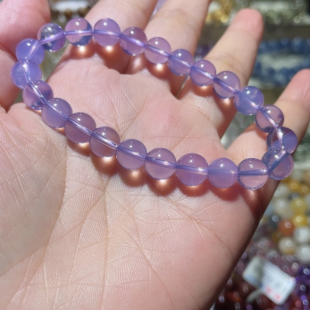 未镶嵌水晶手链紫玉晶