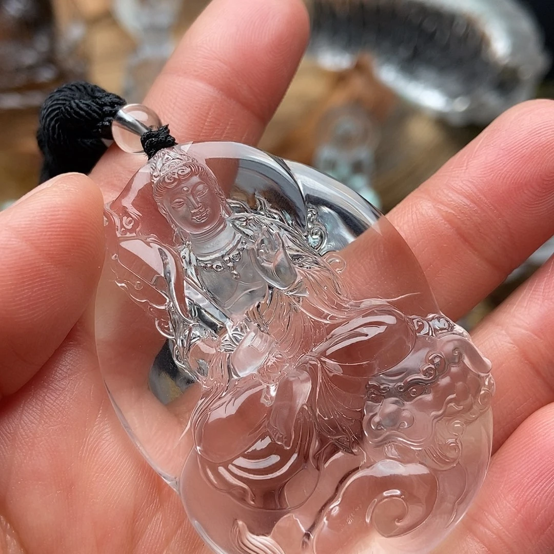 水晶颈饰未镶嵌吊坠