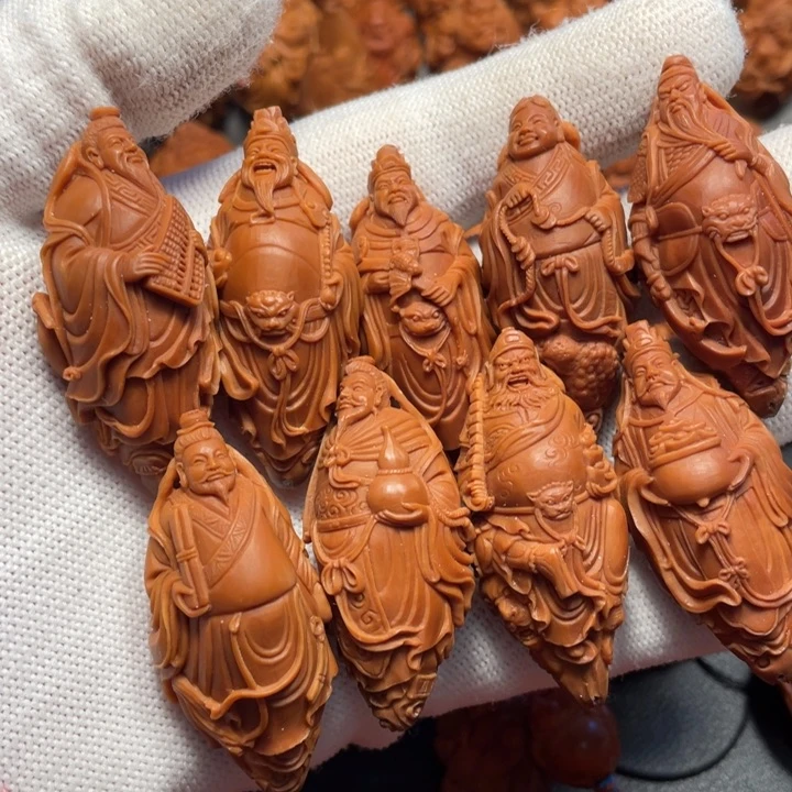 【闪购商品】橄榄核手串/手链九路财神。