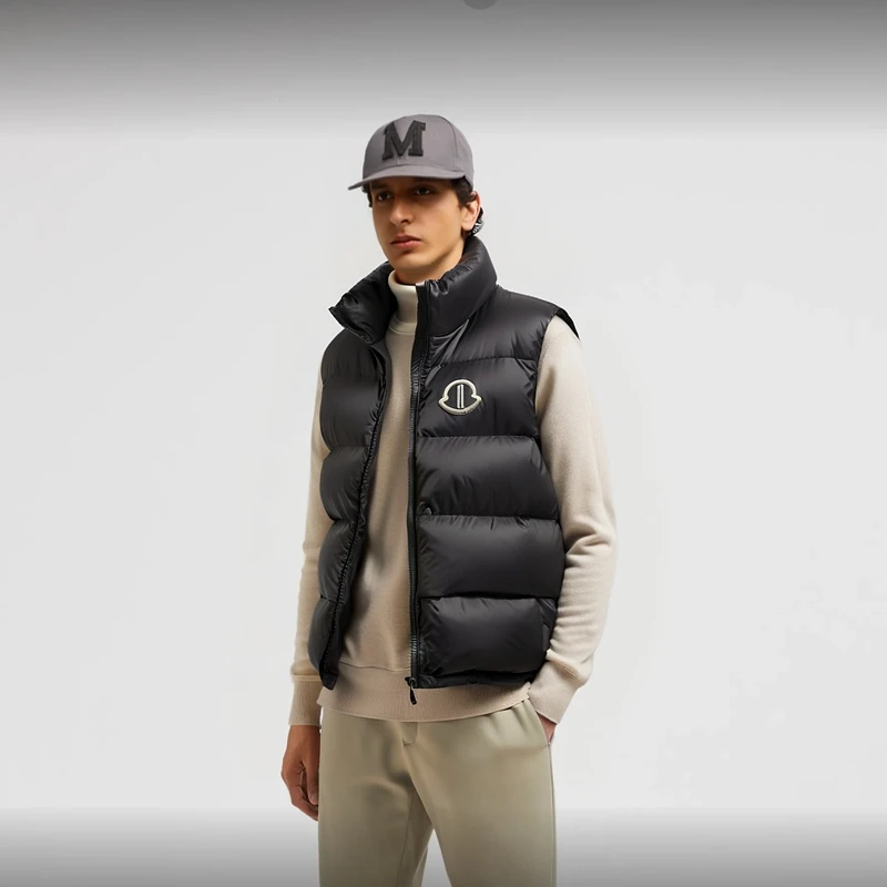 男士男款潮流高级感青少年潮牌羽绒马甲2025新款背心轻薄保暖外套