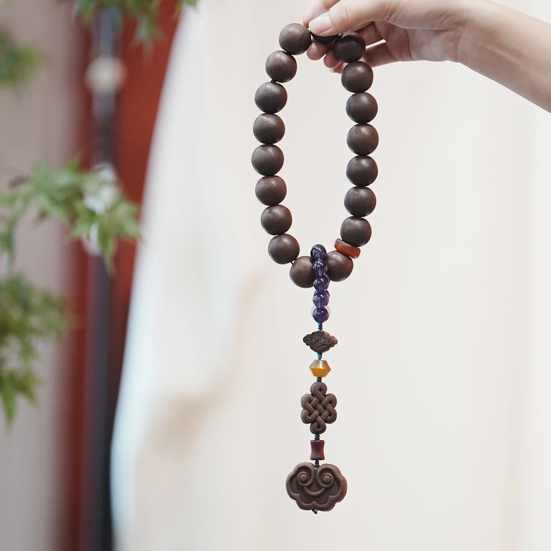 妙和【生命之光/念慈】18子手持*2.1cm 手持系列 天然合香珠