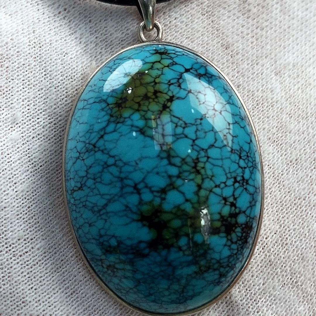 绿松石银S925镶嵌配饰