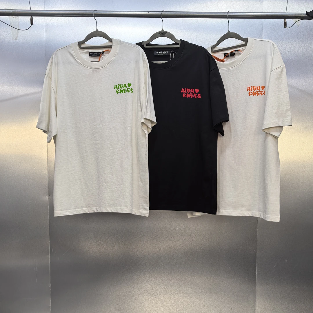 E06-32116-HIG夏款背面个性潮流兔印花宽松百搭休闲T恤