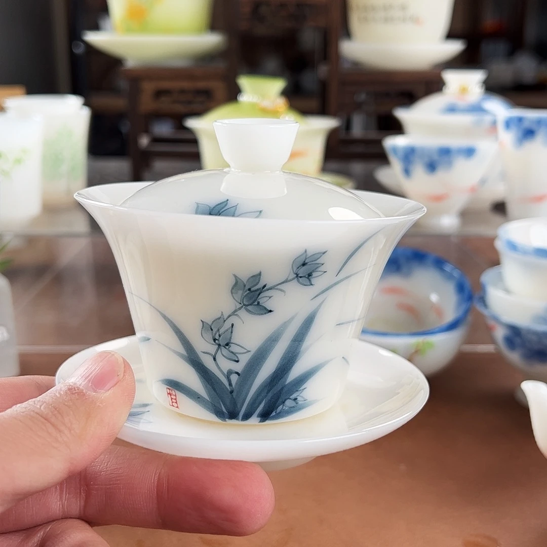 陶杯子璞玉陶瓷茶具系列手绘