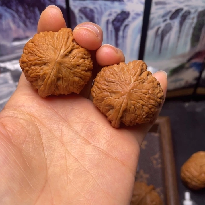 至***柔文玩核桃把件38铁锤