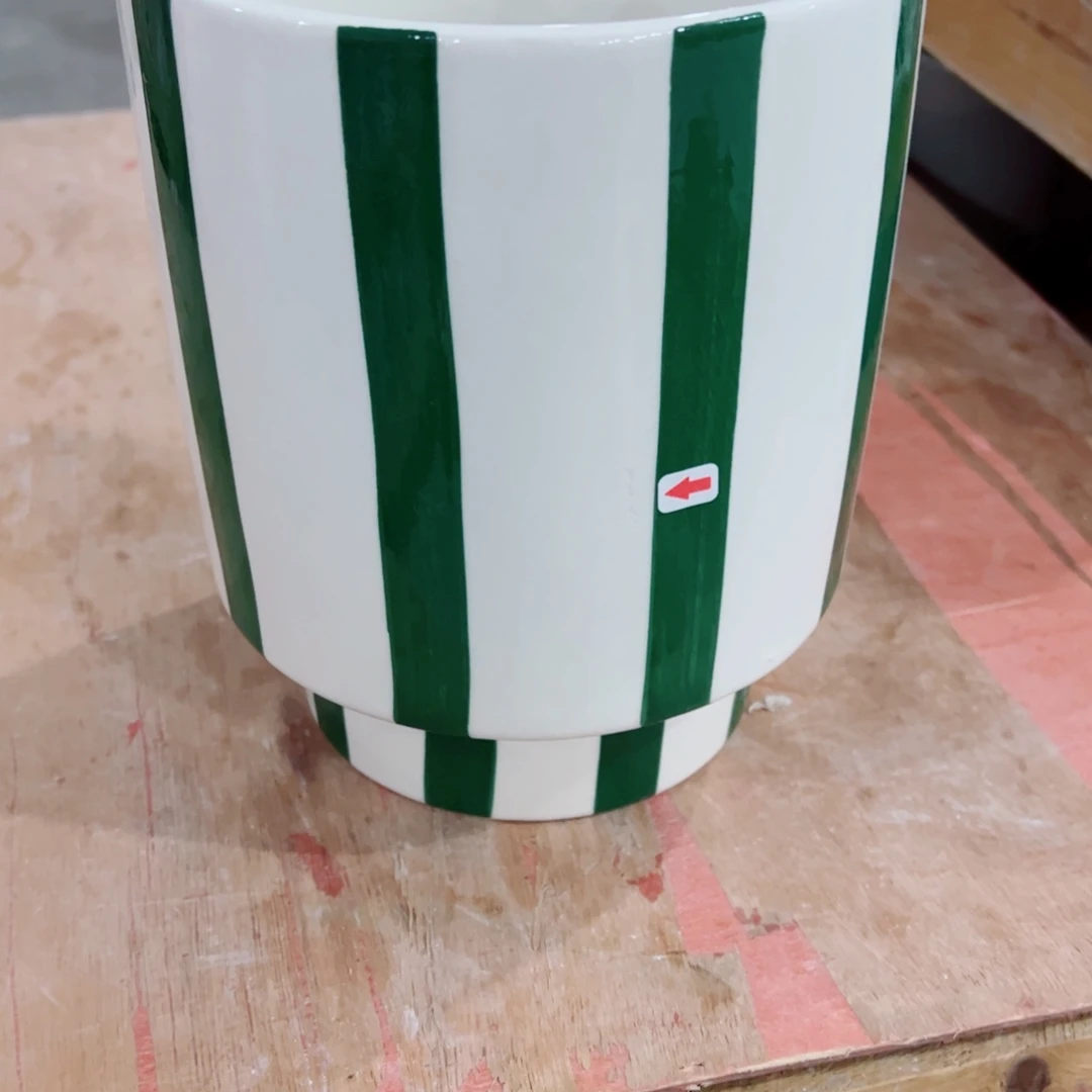 有孔，陶瓷花盆满10米包邮发货微瑕