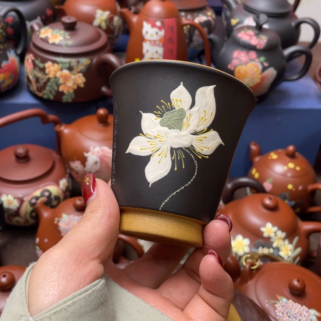 茶杯紫砂紫砂主人杯130cc