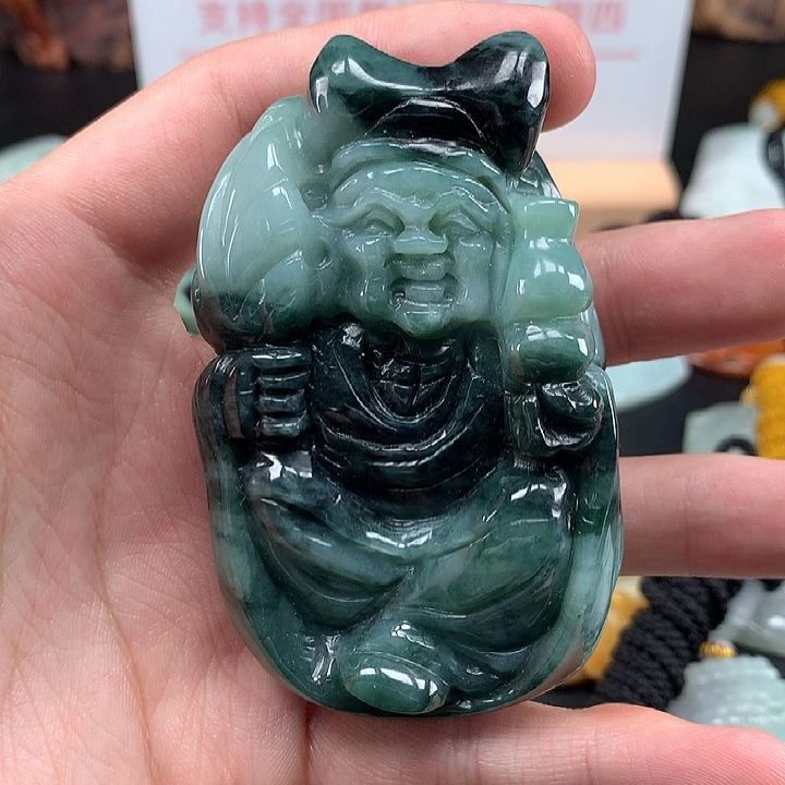 翡翠未镶嵌颈饰天然保真a货