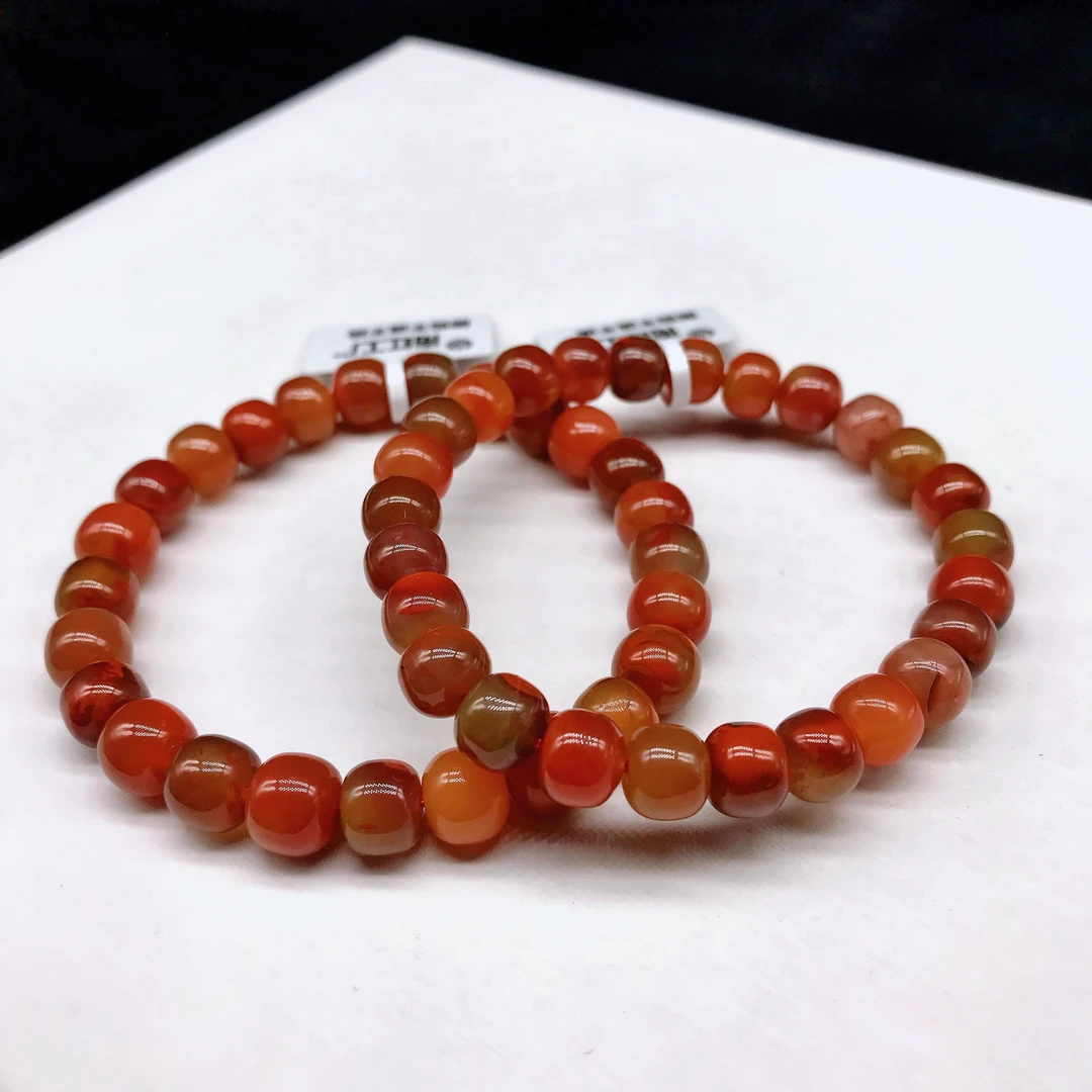 【领源】南红包浆高品精美老型手串【多样式发其一】