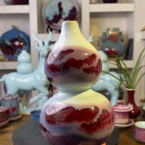 瓷片禹州神后钧瓷原产地~