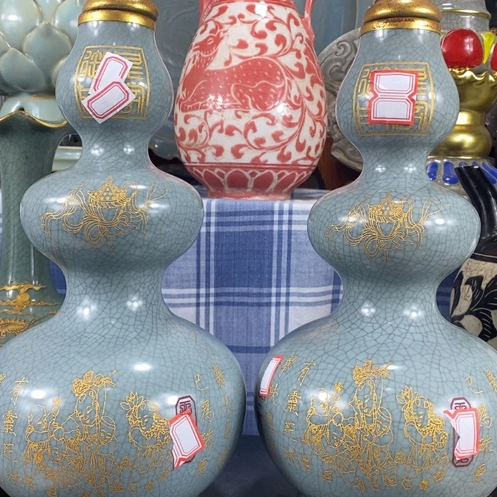 瓶老***生陶泽如花儿盛开了