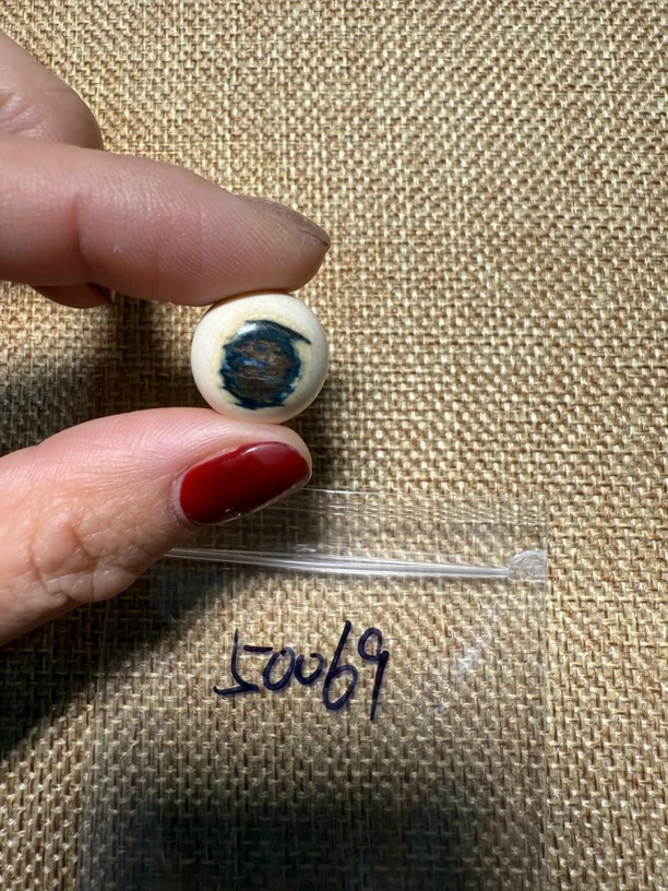 50069亚齐猛犸蓝眼睛单颗配饰