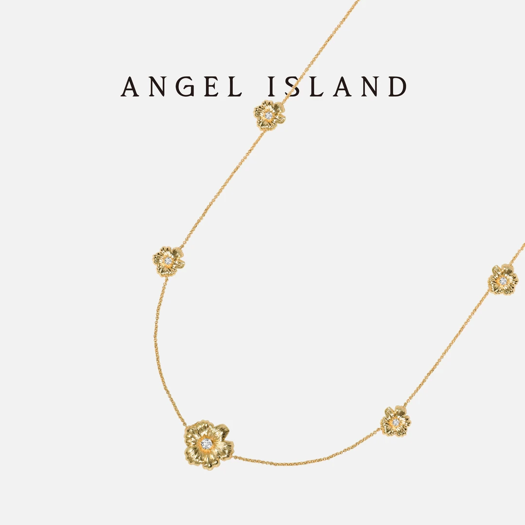 ANGEL ISLAND/天使岛屿 铜合金锆石项链 董璇明星同款「浮梦」项链