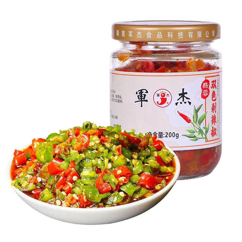 军杰湖南农家双色剁辣椒