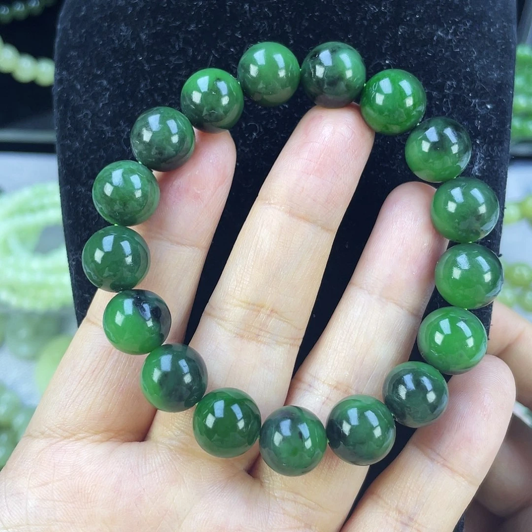 和田玉（碧玉）未镶嵌手链