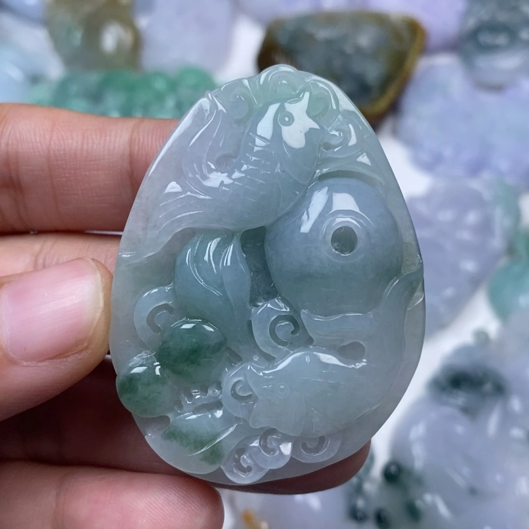 颈饰未镶嵌翡翠翡翠