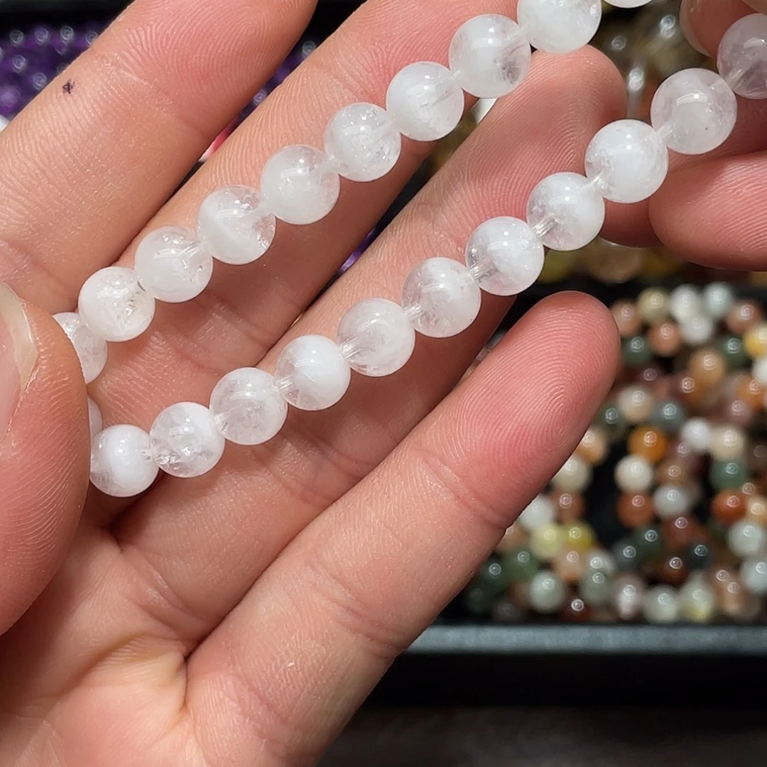 水晶手链未镶嵌喜马拉雅白幽灵8