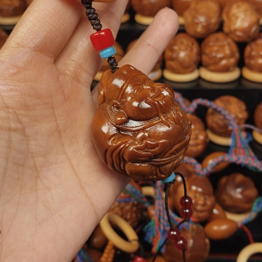 手串/手链橄榄核大财神单颗0099