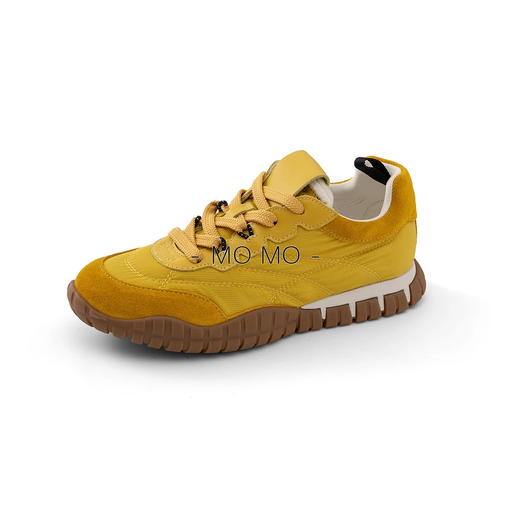 25ss 缪早春走秀款 姜黄阿甘鞋德训鞋运动休闲鞋饼干鞋