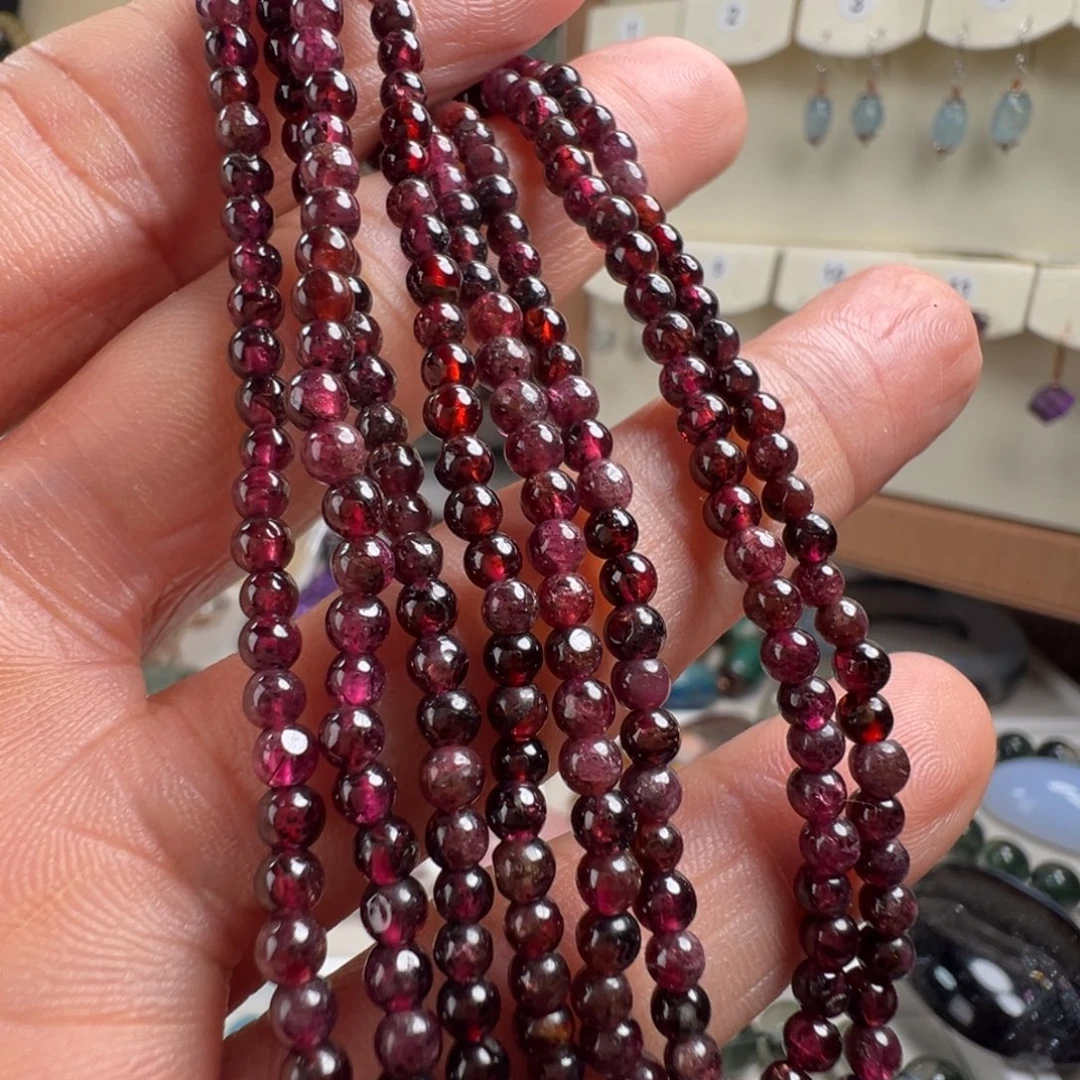 石榴石手链未镶嵌天然石榴石