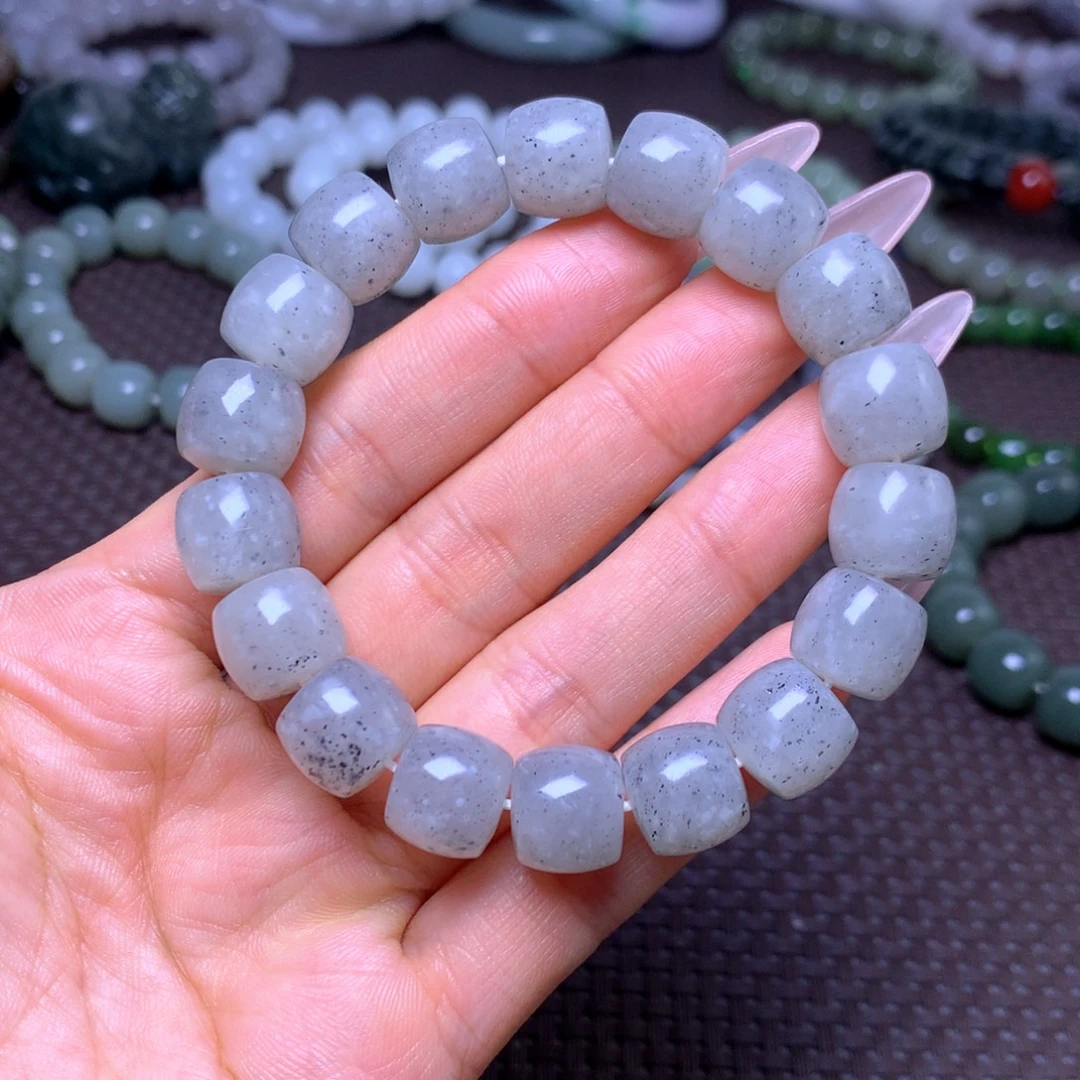 和田玉未镶嵌手串卡12