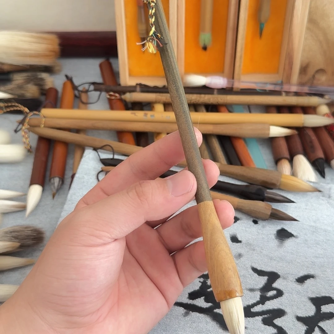 绿檀木 金狐中号兼毫