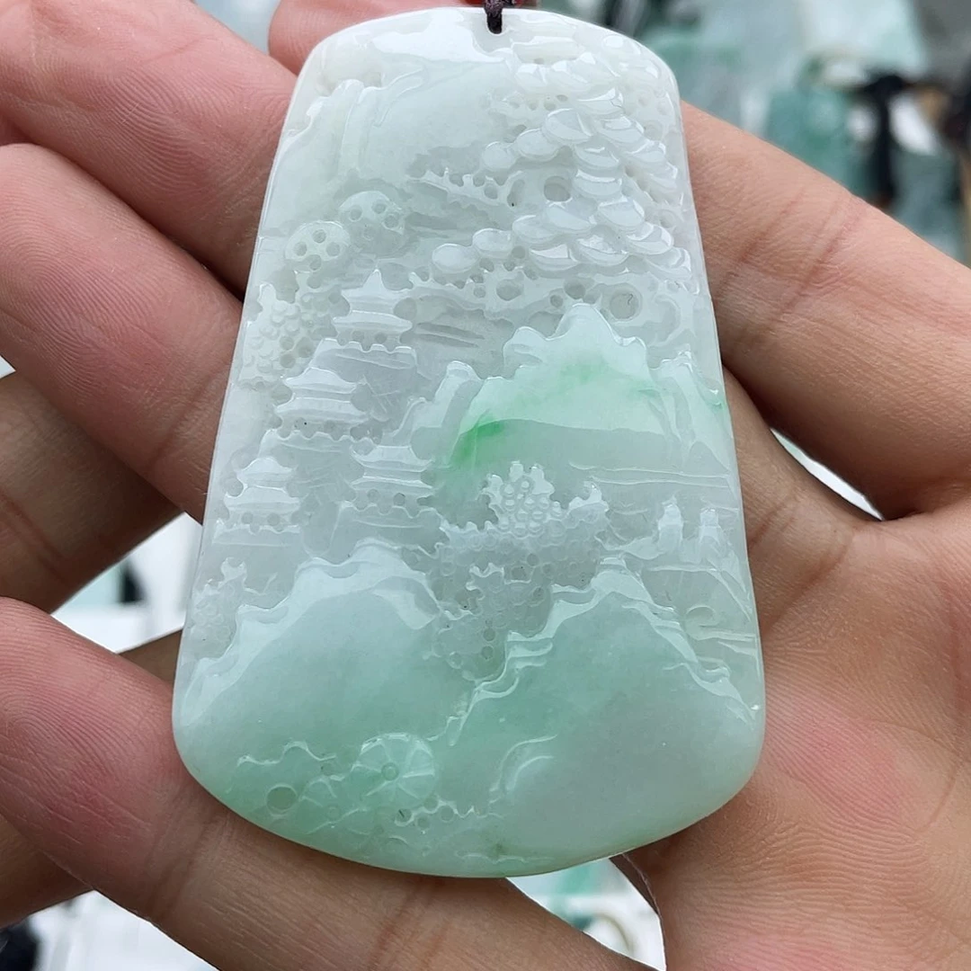 颈饰未镶嵌翡翠翡翠