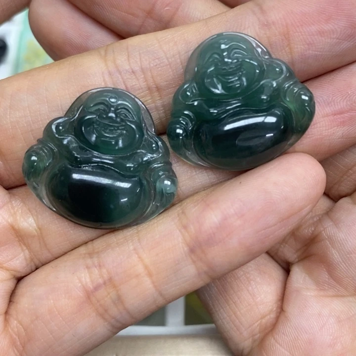 翡翠未镶嵌吊坠(不含链)宋****绿A6